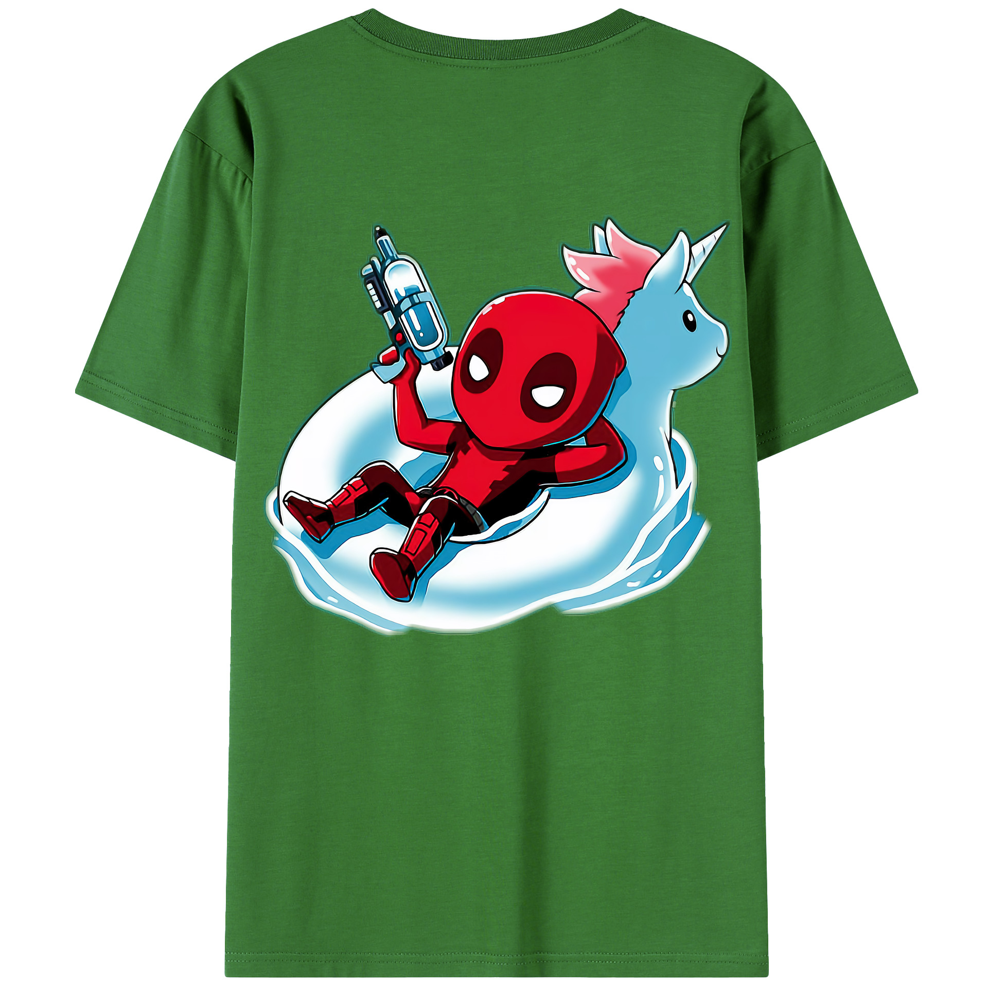 （画像用） Deadpool デッドプール レディース半袖Tシャツ(バックプリント)